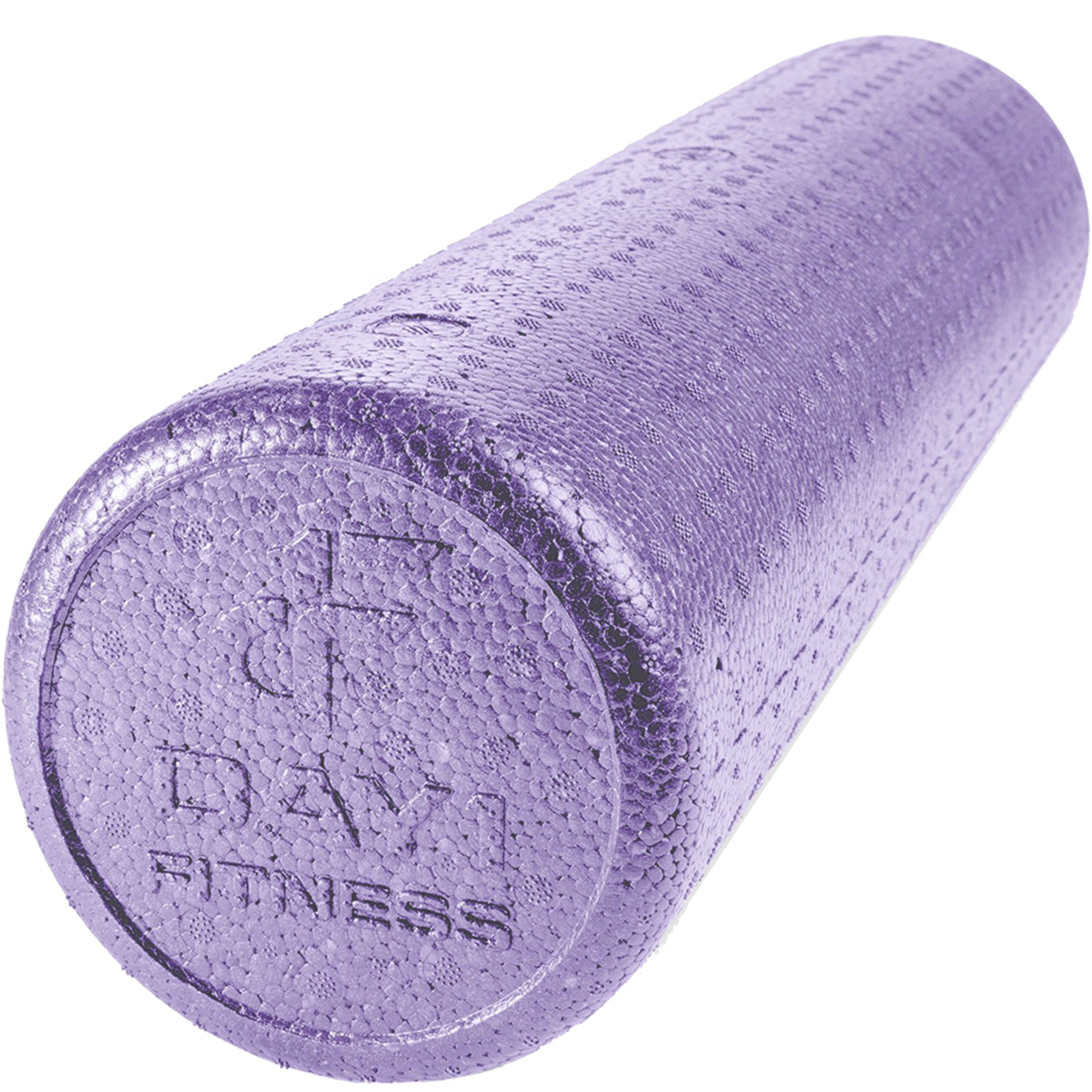 High Density Foam Roller, Solid  Purple, 24"