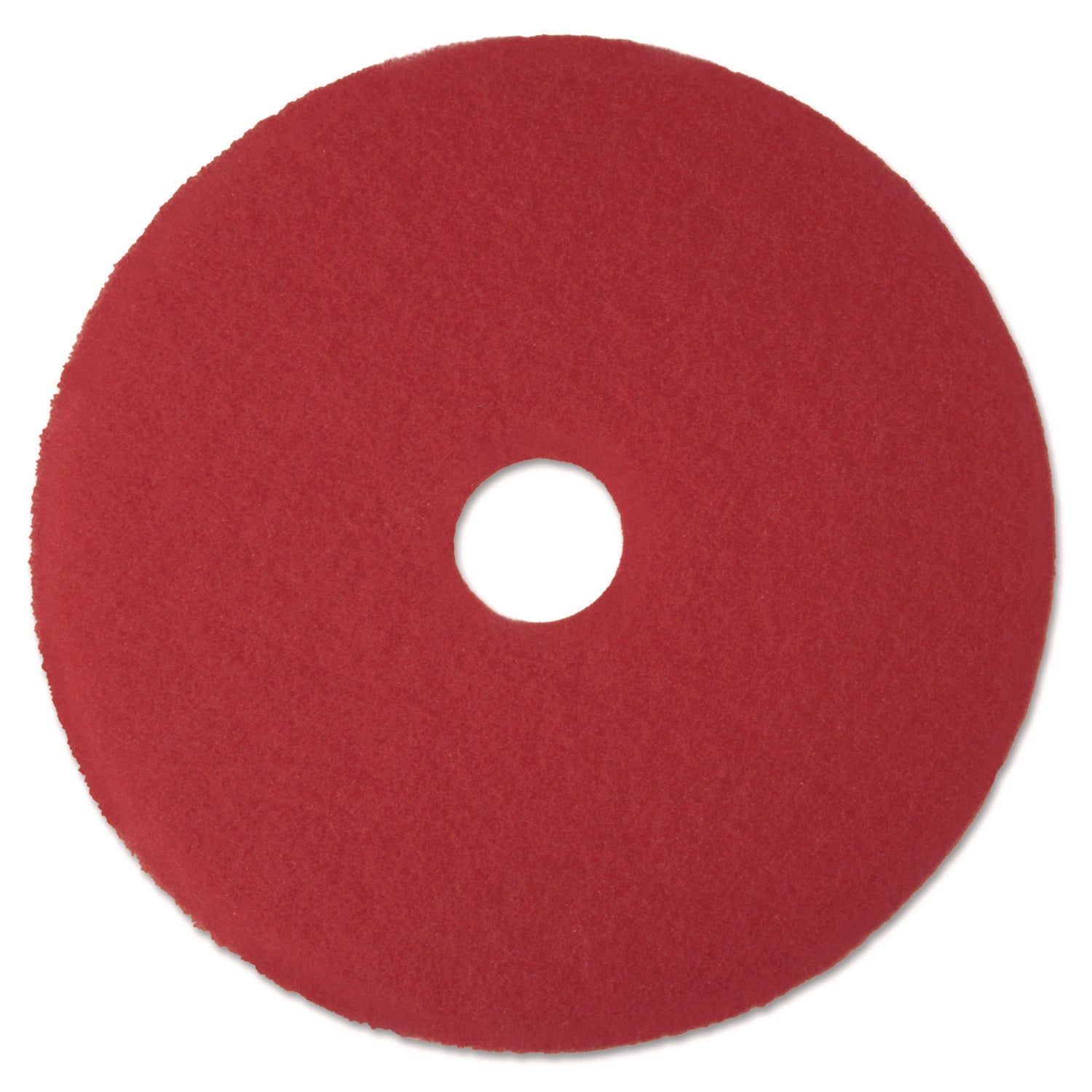 Low-Speed Buffer Floor Pads 5100, 19" Diameter, Red, 5/carton