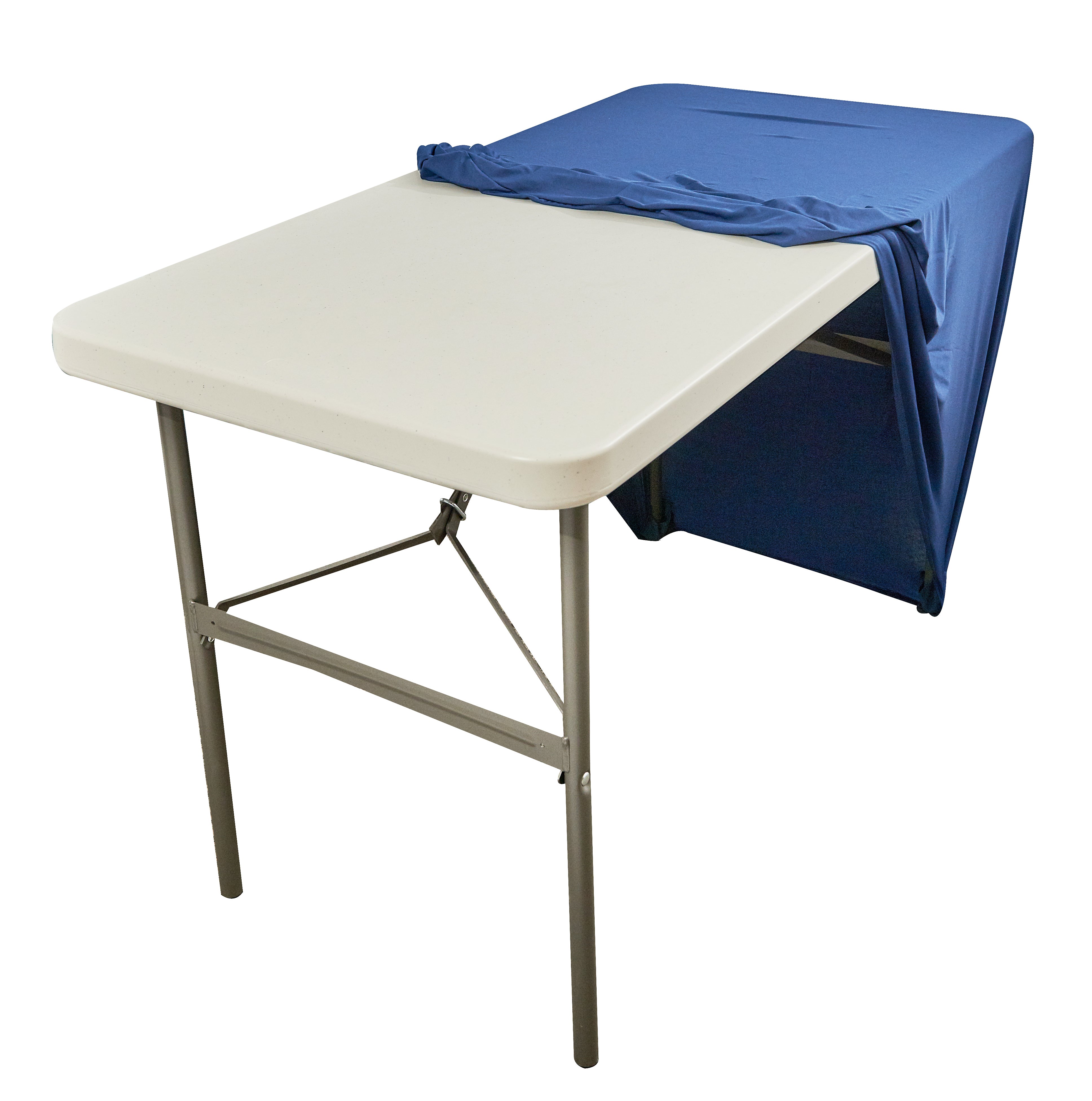 iGear™ Fabric Table Cover, Blue - 4'