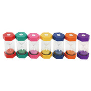 Sand timers, set of 7