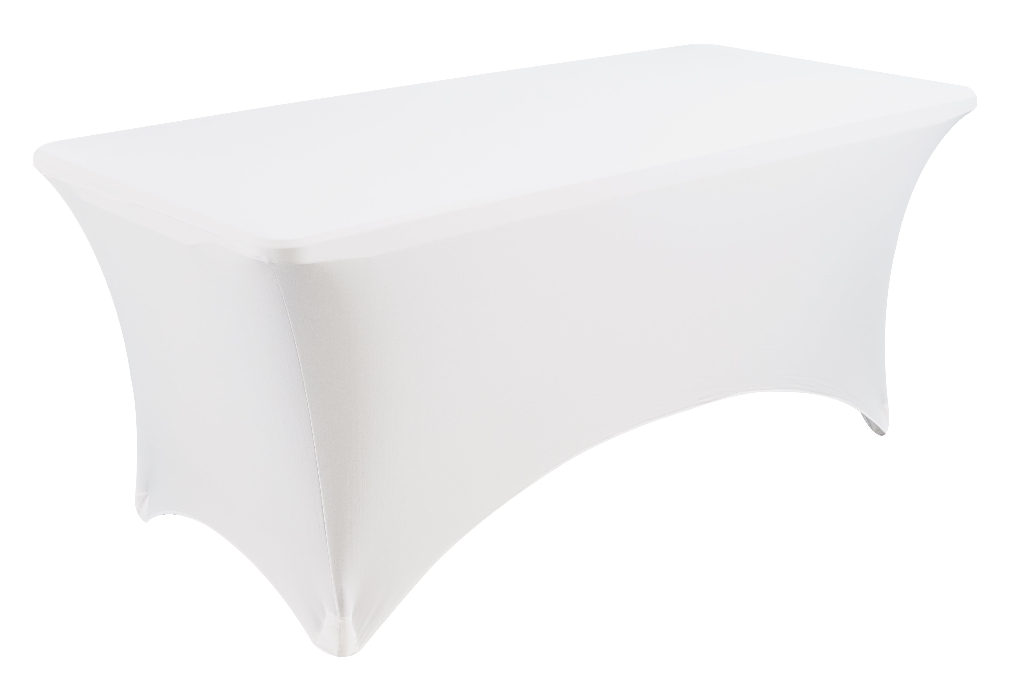 iGear™ Fabric Table Cover, White - 6'