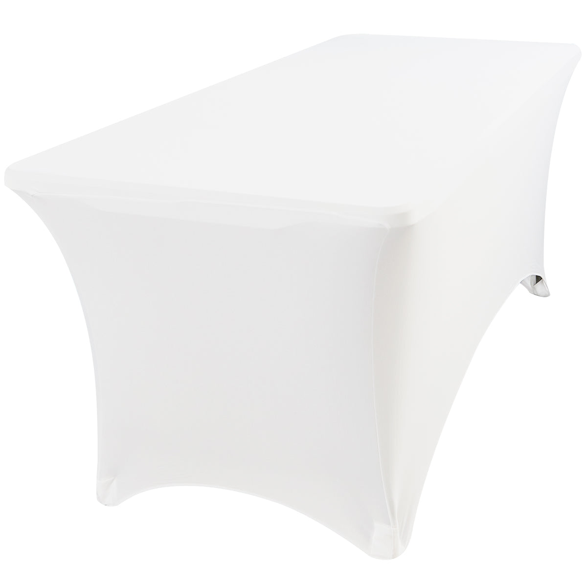 iGear™ Fabric Table Cover, White - 6'