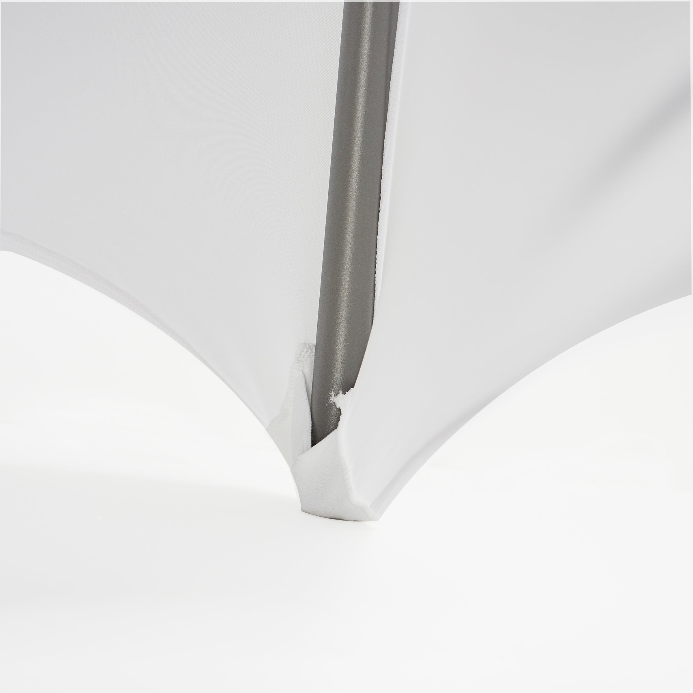 iGear™ Fabric Table Cover, White - 6'