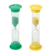 Compact Sand Timer Set, 1 & 3 Minute