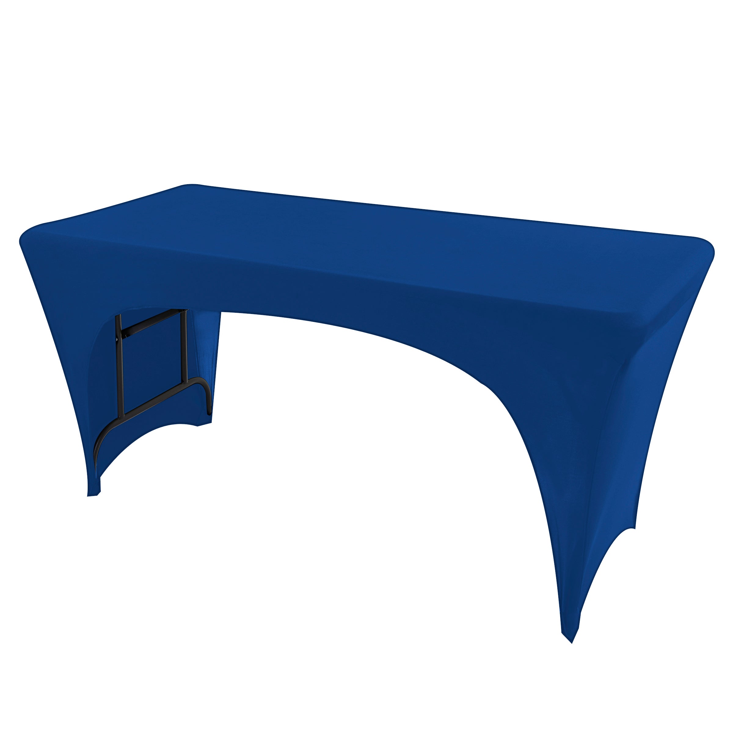 iGear™ Fabric Table Cover, Blue - 6' Open 2-S