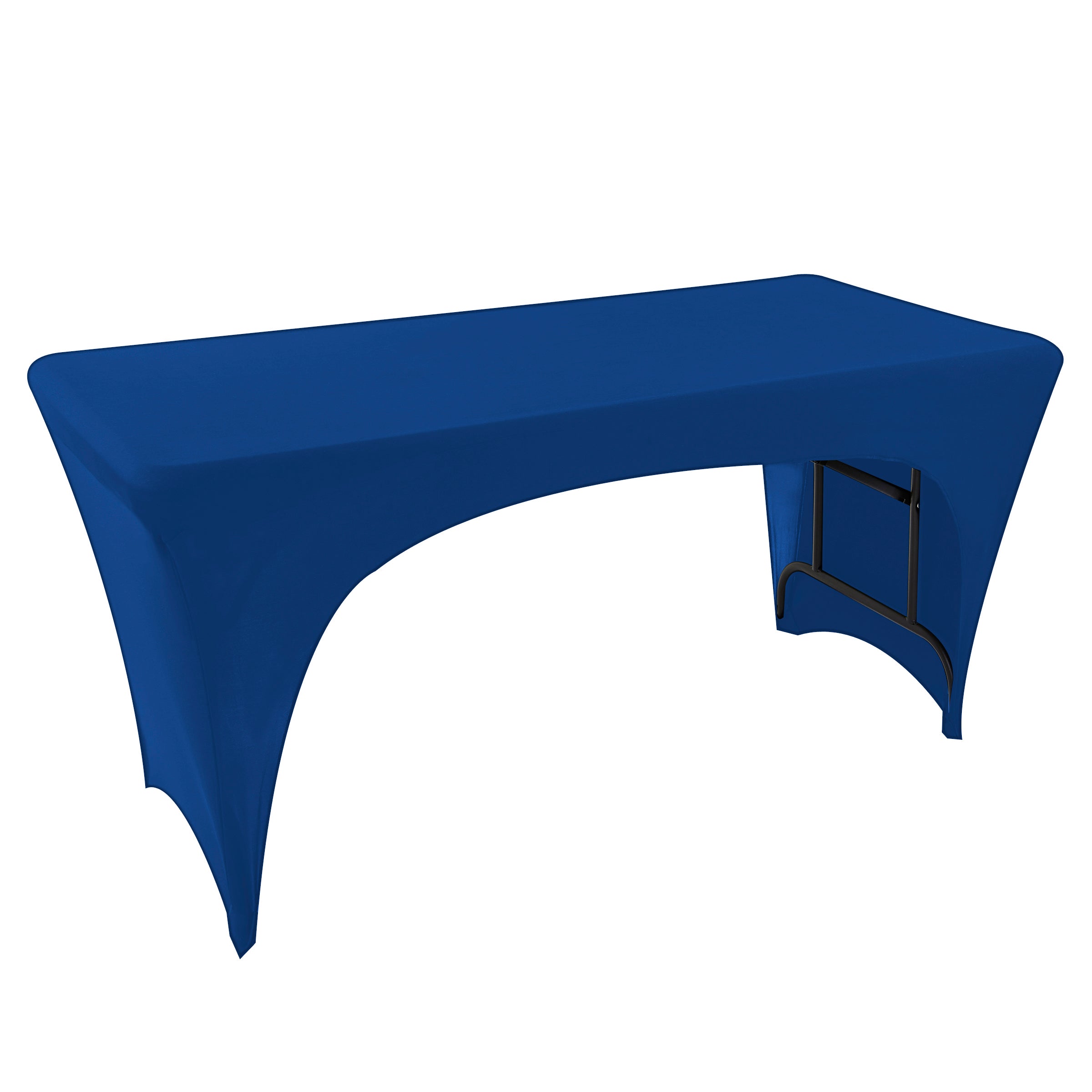 iGear™ Fabric Table Cover, Blue - 6' Open 2-S