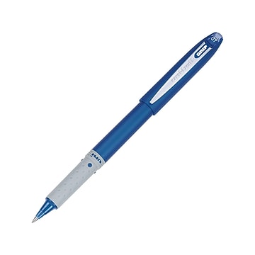 Uniball Roller Grip Rollerball Pens, Fine Point, 0.7mm, Blue Ink, Dozen (60709)