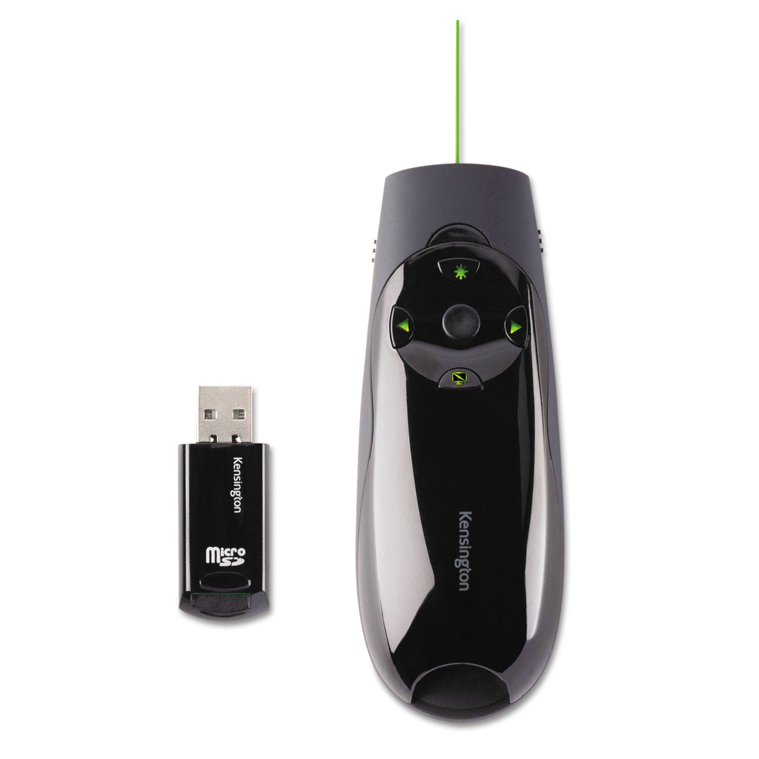 Laser - Wireless - 164.04 ft - Radio Frequency - 2.40 GHz - Black - USB - 4 Button(s) - 1 Each