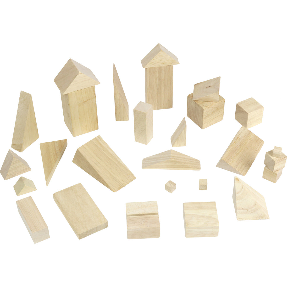 Wooden Geoblocks, Set of 330