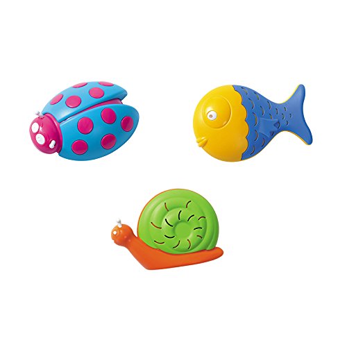 Animal Shaker Musical Instrument Gift Set. Musical Sensory Toy Set for Babies Includes 3 Brightly Coloured Animal Baby Shakers and Rattles. Suitable