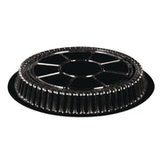 Plastic Dome Lids, Fits Round Pan 2046, 9" Diameter x 0.88" h, Clear, 500/Carton