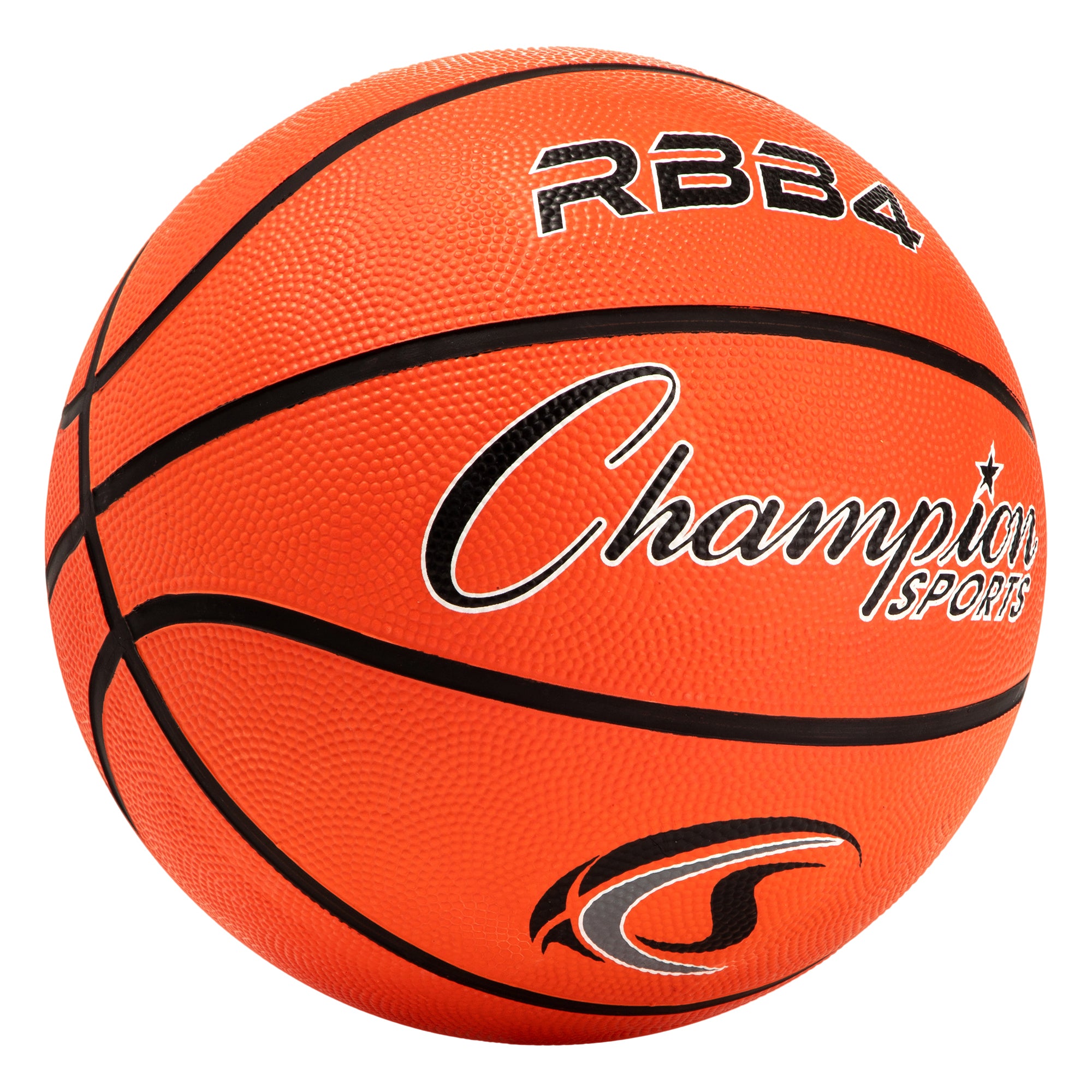 Intermediate Rubber Basketball, Size 6, Orange