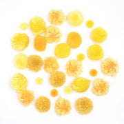 Darice Yellow Craft Pom Poms (30 Pieces)