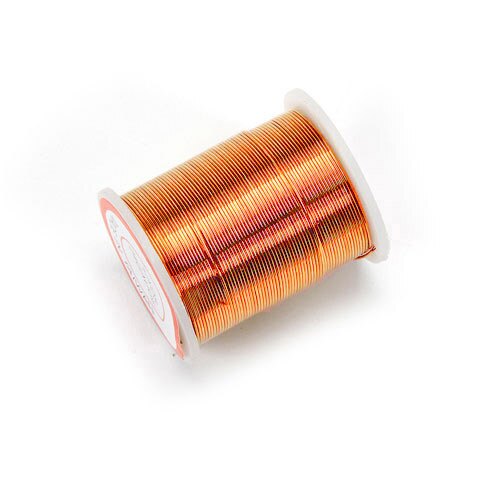 Beading Wire - 24 Gauge - Copper - 17 Yards