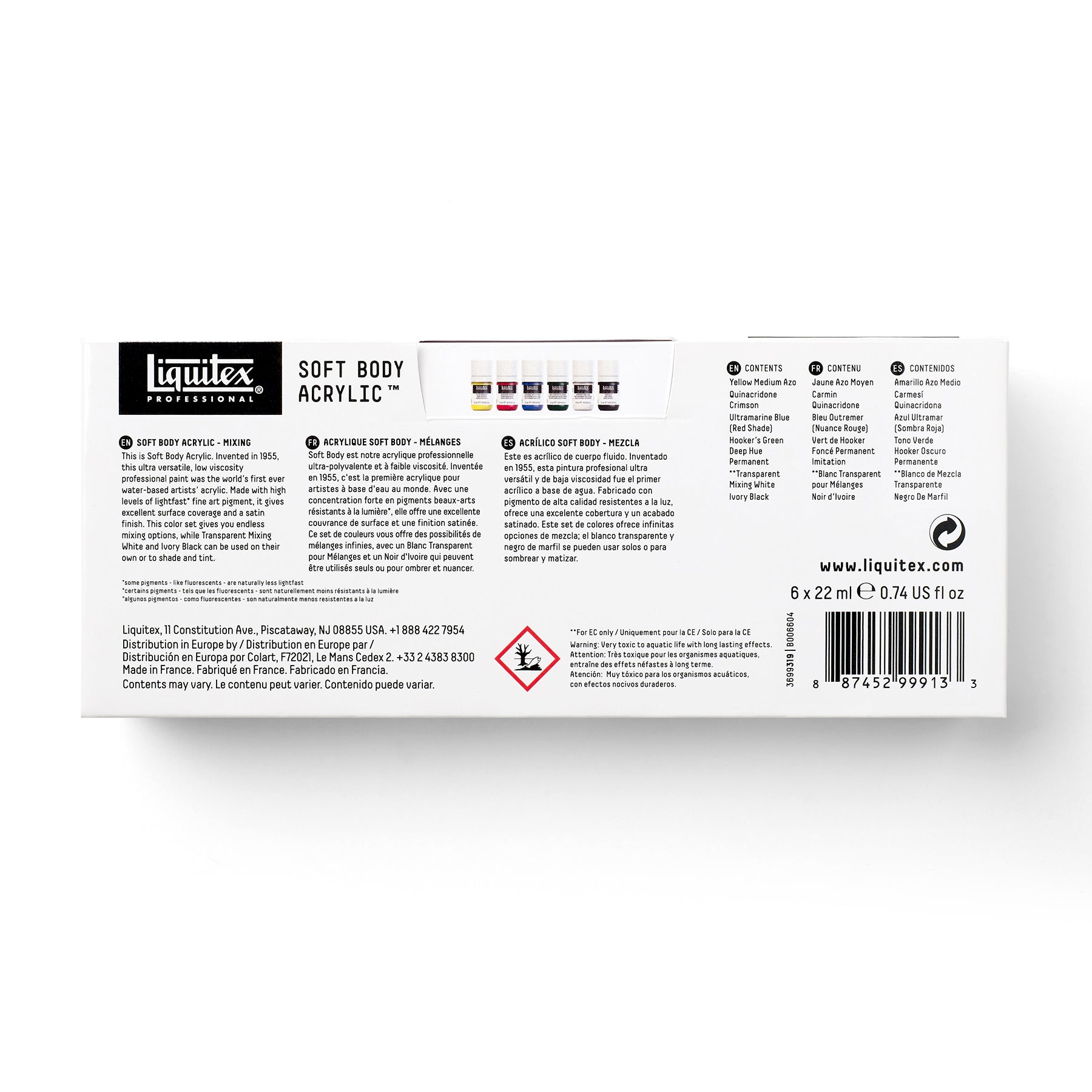 Soft Body - 6 x 22ml Set - Mixing