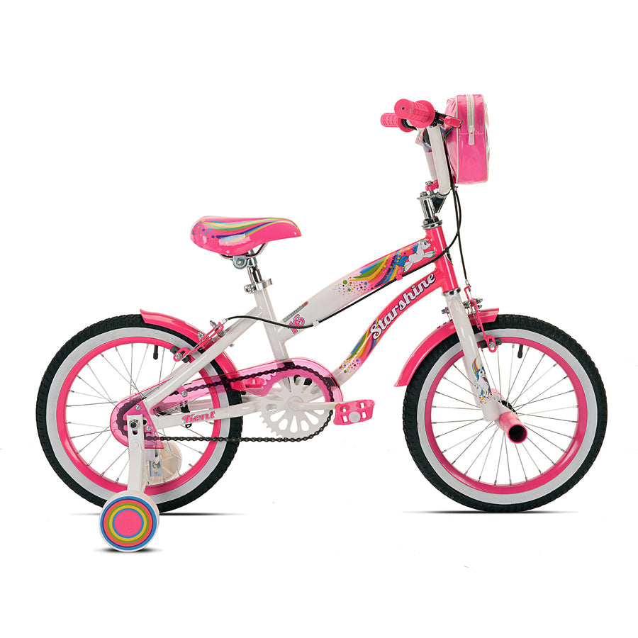 16" Kent Starshine,Pink/White