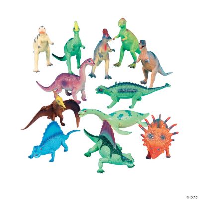 Vinyl Dinosaurs - 12 Pieces