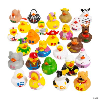 Abc'S Rubber Duckies - 26 Pieces