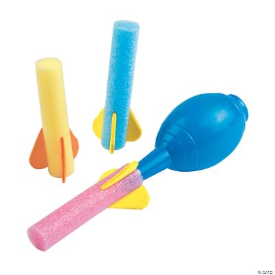 Foam Crush Rockets - 12 Pieces