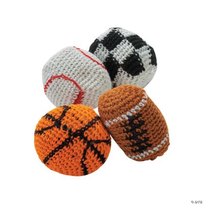 Knitted Sport Ball Kick Balls - 12 Pieces