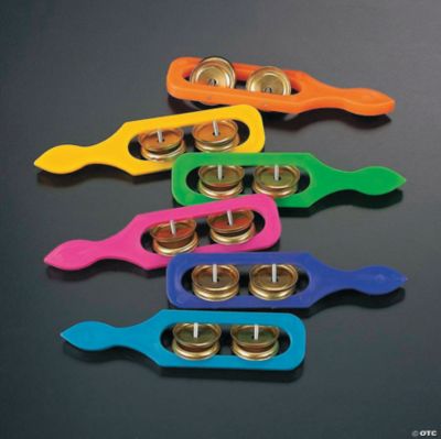 Plastic Handled Cymbals - 12 Pieces