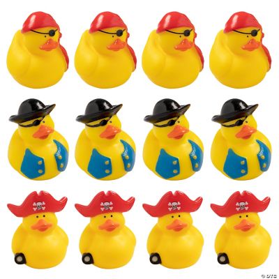 Pirate Rubber Duckies - 12 Pieces