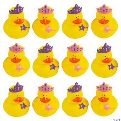 Princess Rubber Duckies - 12 Pieces