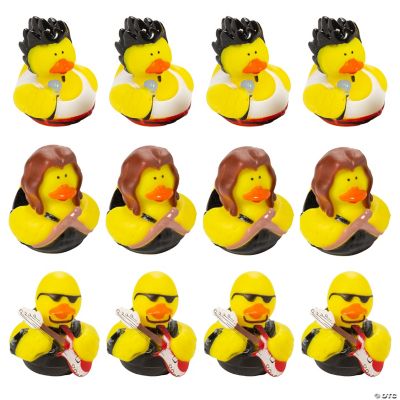 Rock Star Rubber Duckies - 12 Pieces