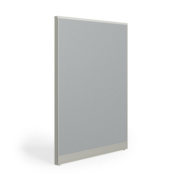 OfficeSource Panels II 48"W X 66"H Upholstered Panel w/ Light Gray Frame - Moonlight