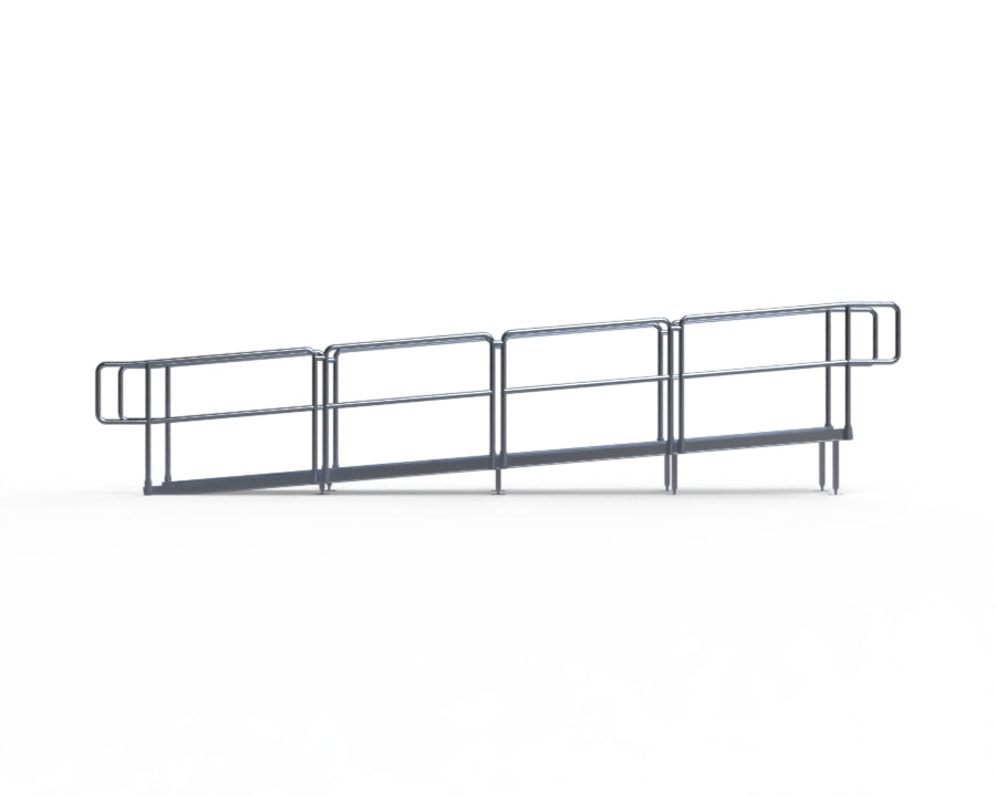 ADA Ramp, 16" Height, Option 1 - Straight