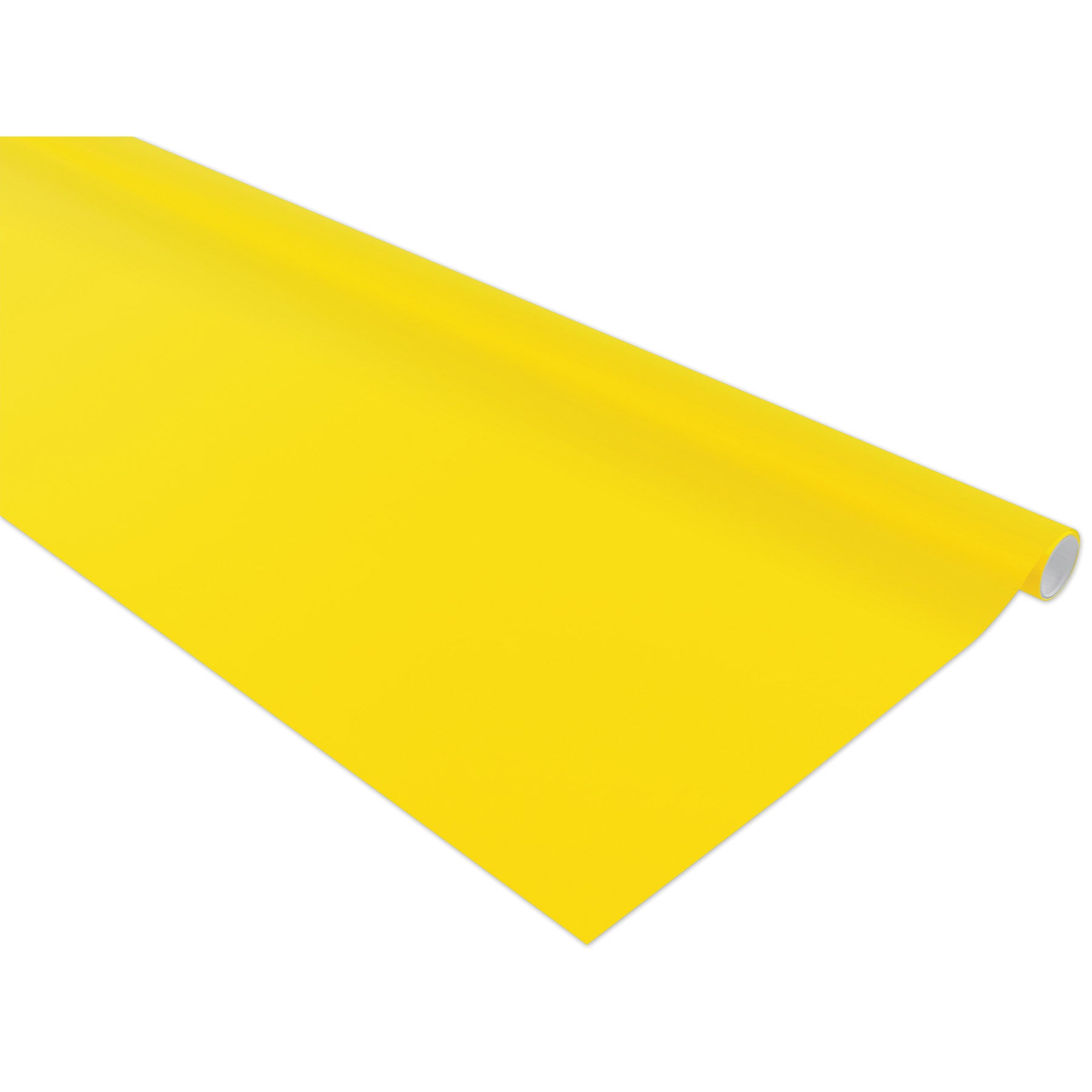 Bulletin Board Art Paper, Canary, 48" x 12', 4 Rolls