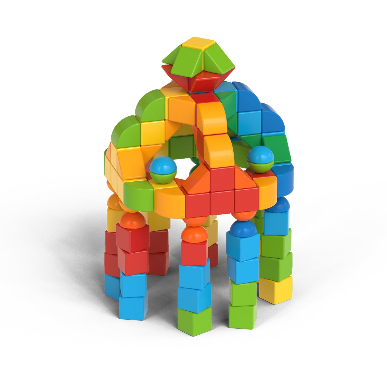 Geomag™ Magicube Magnetic Building Blocks, 164 Pieces