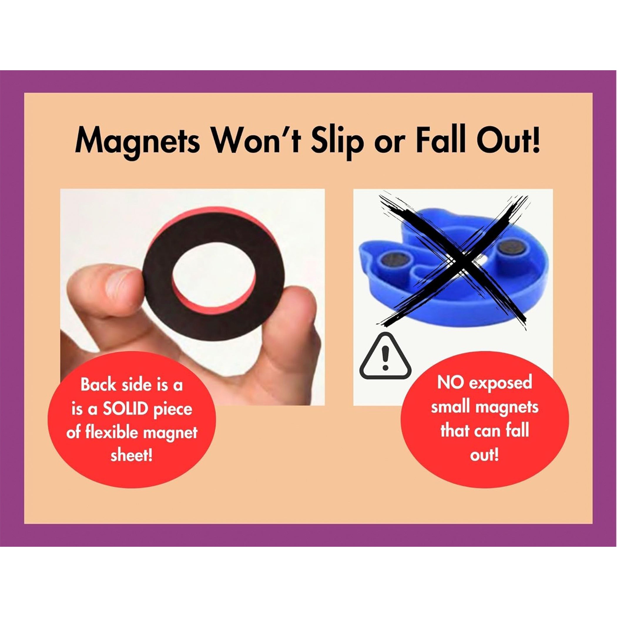 Foam Fun!™ Uppercase Black Magnetic Letters, 108 Pieces