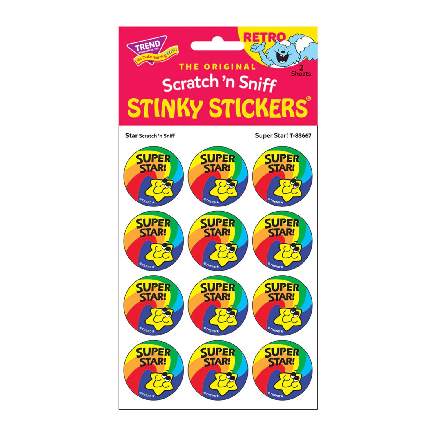 Super Star!/ Star Scent Stickers, 24 ct.