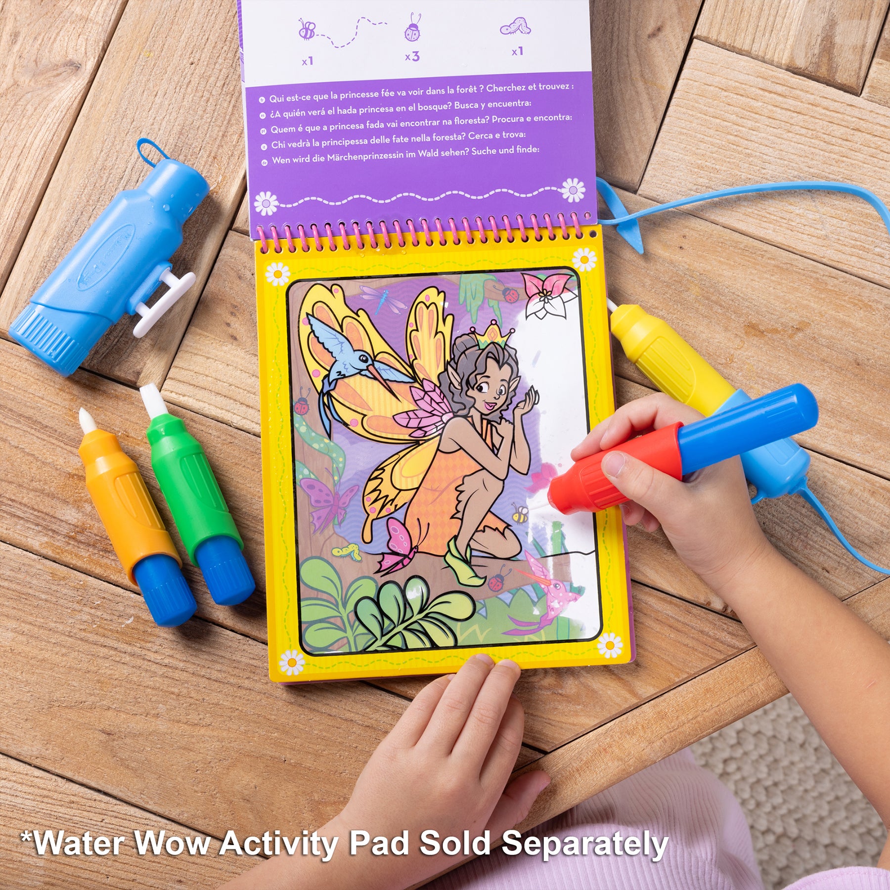 Water WOW! Pen Pack, 4 Water Pens, Sprayer, Tether Cap
