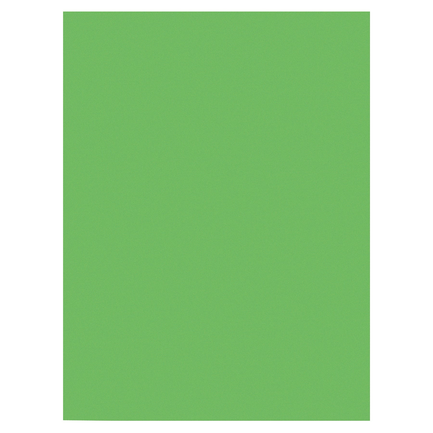Construction Paper, Medium Weight, Bright Green, 9" x 12", 50 Sheets