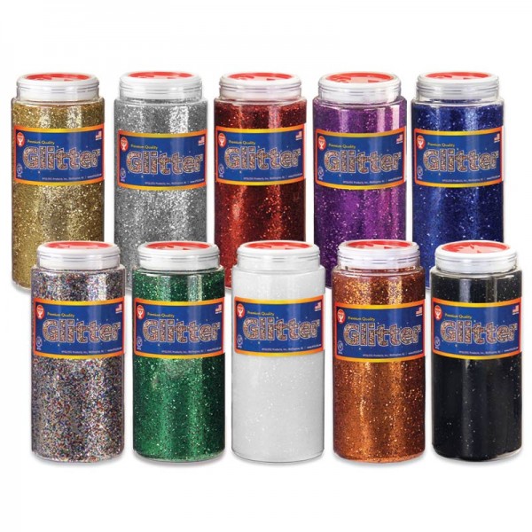 Glitter .75oz - Silver (Order in quantities of 12)