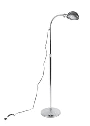 Gooseneck exam lamp, stationary base, 3-prong plug