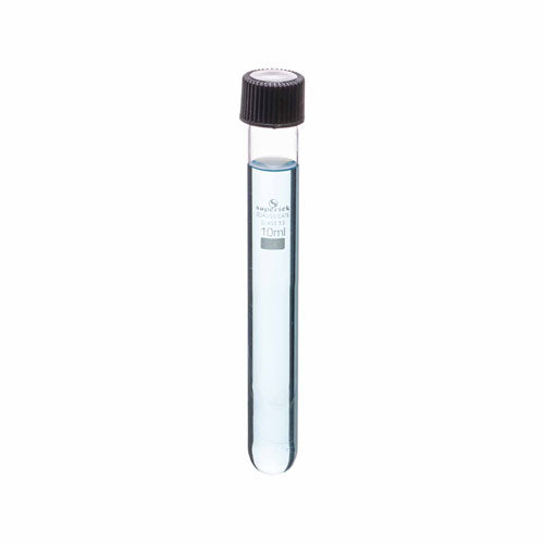 Culture Tube, With Screw Cap, Rubber Liner, 16 X 125 mm (10 ml)  Pk/100