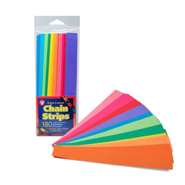 Super Strips - Chain Strips 1" x 8" / 96, Embossed Metallic