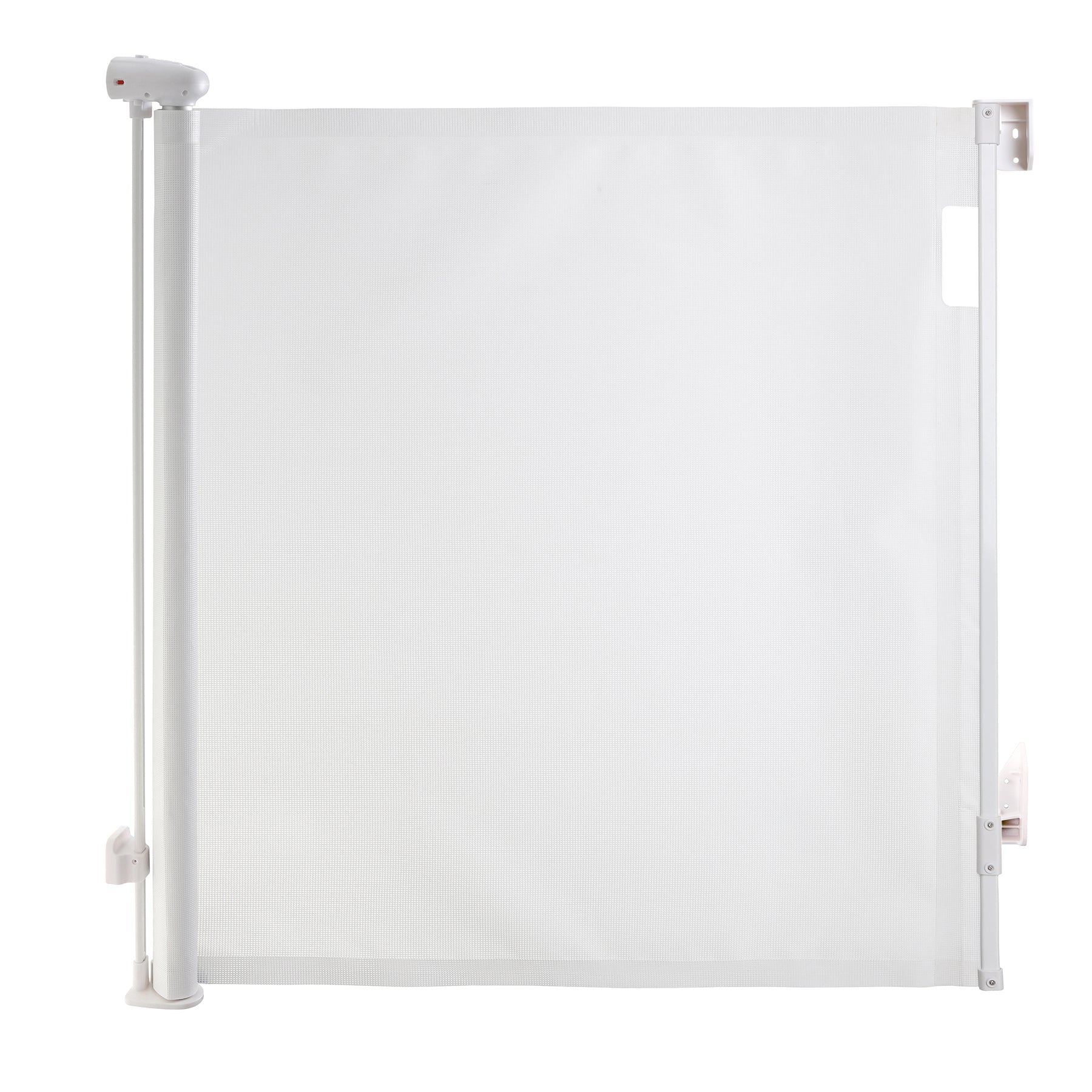 Glide 'N Hide Extra Tall Retractable Baby Gate, White