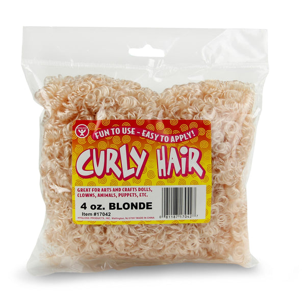 Curly Hair - 4 oz., Blonde