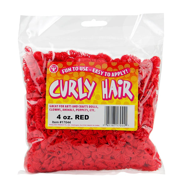 Curly Hair - 4 oz., Red