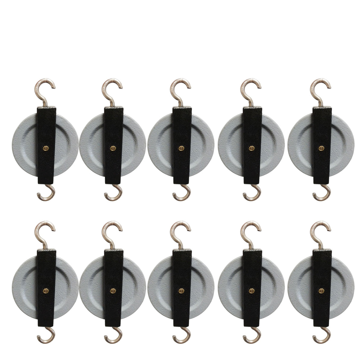 Pulley, Single, Metal, 50mm, Pack of 10