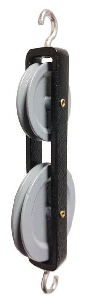 Pulley Double Tandem Metal Painted 50mm 38mm Wheel.