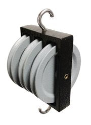Pulley Triple Metal Painted 50mm