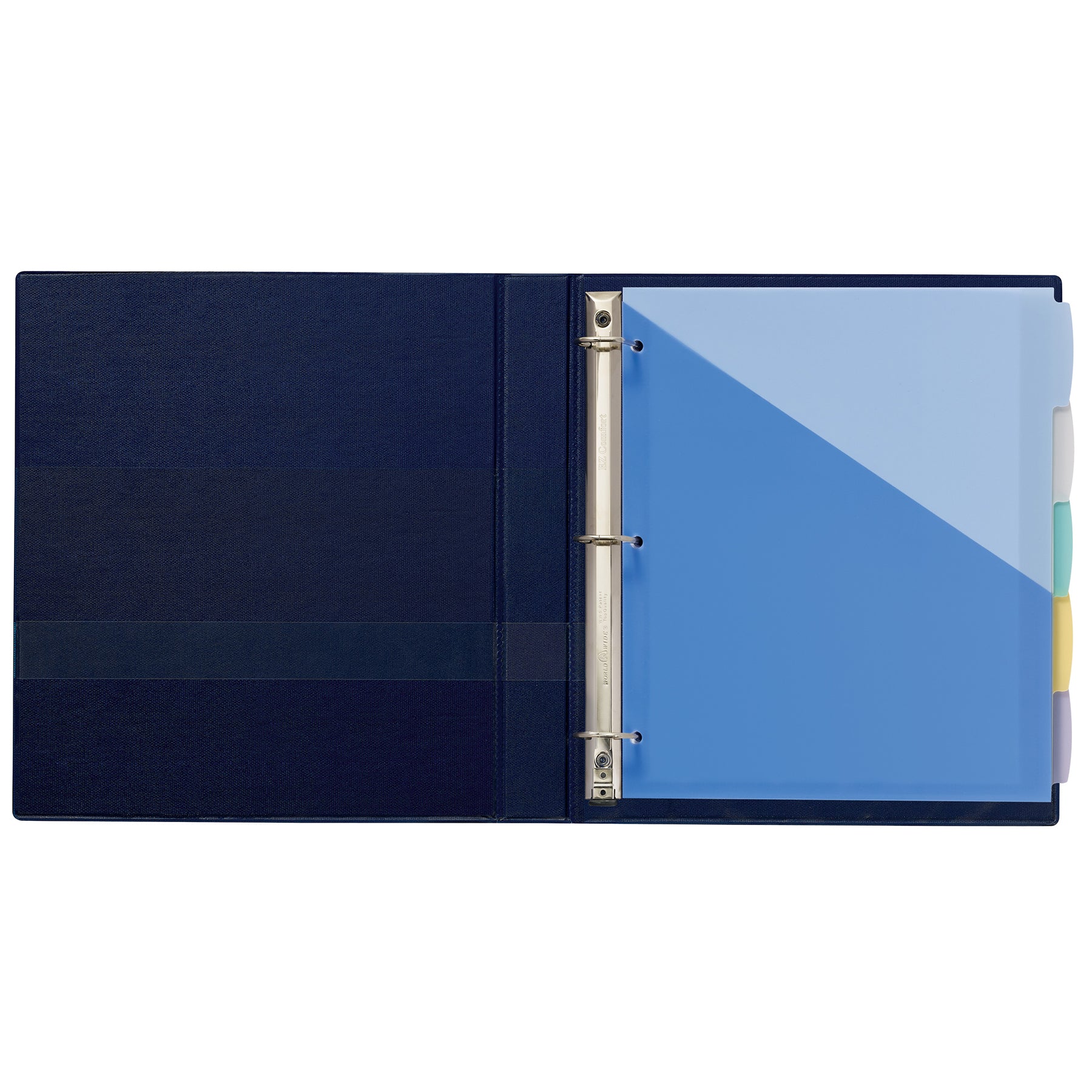 Write & Erase Durable Plastic Dividers with Pockets, 5-Tab Set, Multicolor