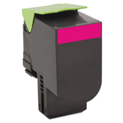 80C1Xm0 Return Program Toner, 4, 000 Page-Yield, Magenta