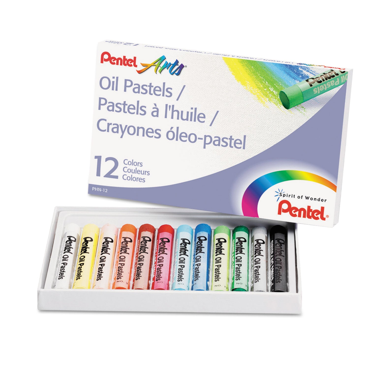 Oil Pastels, 12 Count