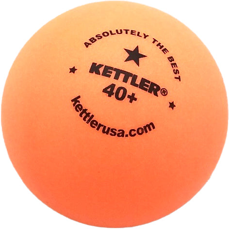 Kettler® Orange 1-Star Table Tennis Training Balls - 144 Count Bag
